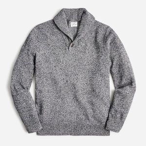J. Crew Marled Shawl-Collar Sweater
